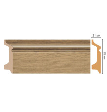 Плинтус напольный Decomaster D122-83 78x21x2400 мм D122-83