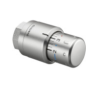 Головка термостатическая Oventrop Uni SH жидкостная M30x1.5 7-28 °C матовая сталь 1012085