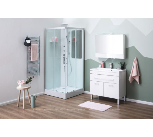 Зеркало-шкаф Aquanet Верона 90 белый 00172339