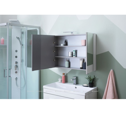 Зеркало-шкаф Aquanet Верона 90 белый 00172339