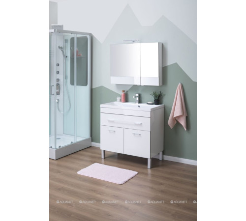 Зеркало-шкаф Aquanet Верона 90 белый 00172339