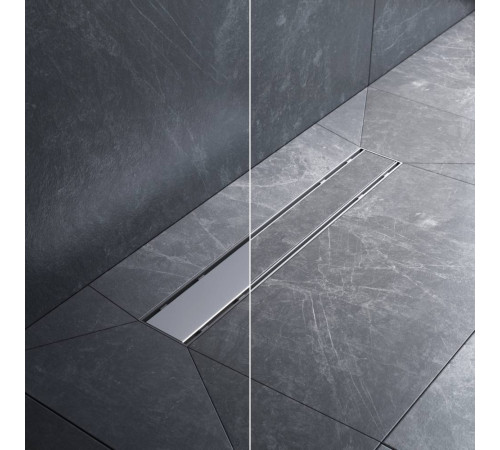 Трап для душа линейный AM.PM PrimeFlow универсальный затвор Tile 50 см W02SC-U11-050-04SB