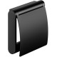 Держатель для туалетной бумаги KEUCO PLAN с крышкой черный матовый 14960370000