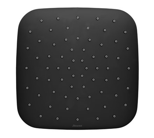 Верхний душ квадратный RAVAK 983.20 250 мм черный X07P570