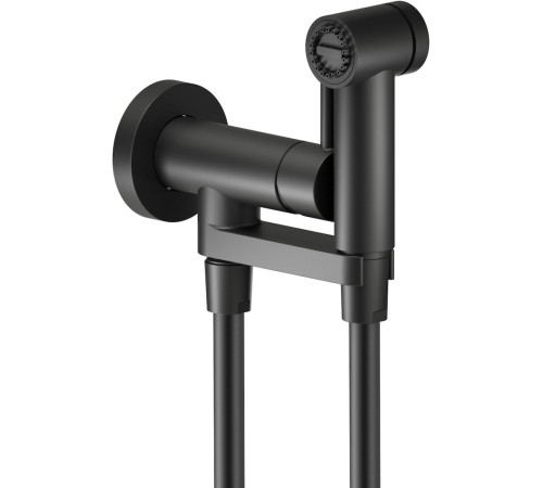 Комплект для гигиенического душа Avenue встроенный матовый черный AV00600BM