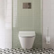 Унитаз подвесной Kerama Marazzi PLAZA Modern безободковый RIM UP+ белый глянцевый PLV.wc.02\WHT