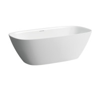 Ванна отдельностоящая Laufen INO 170x75x52 см со сливом-переливом композит белая 2.3130.2.000.000.1