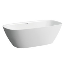 Ванна отдельностоящая Laufen INO 170x75x52 см со сливом-переливом композит белая 2.3130.2.000.000.1