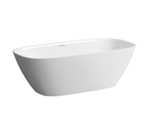Ванна отдельностоящая Laufen INO 170x75x52 см со сливом-переливом композит белая 2.3130.2.000.000.1