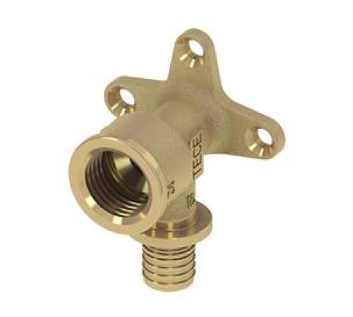 Уголок с настенным креплением TECE TECEspring AX 20 x 1/2 54 мм латунь 768520S