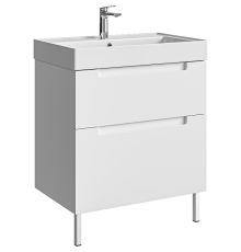 Тумба под умывальник AQWELLA Ванкувер белая VAN01072N