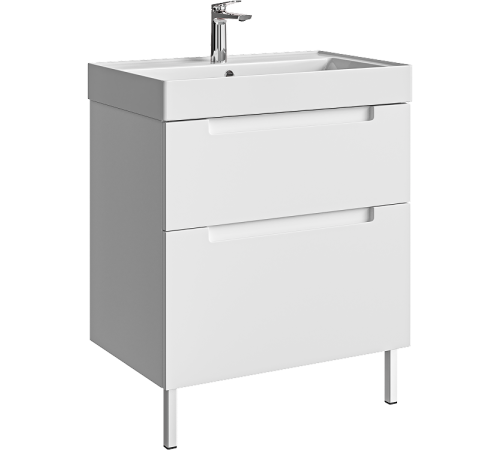 Тумба под умывальник AQWELLA Ванкувер белая VAN01072N