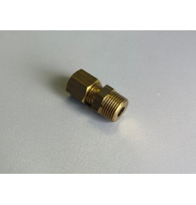 Резьбовое соединение Oventrop Ofix-Oil R 3/8x8 мм проходное латунь 2081055