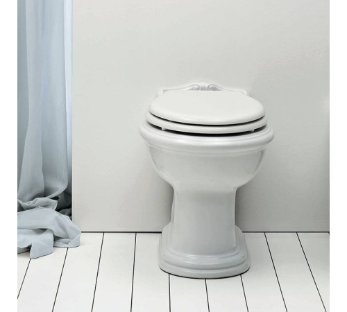 Унитаз напольный приставной Azzurra Jubilaeum 59x40x42 см JUVCTP000000BI