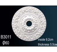Розетка потолочная Perfect полиуретановая с орнаментом 510 мм B3011