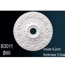 Розетка потолочная Perfect полиуретановая с орнаментом 510 мм B3011