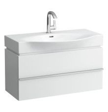 Тумба с раковиной Laufen Palace 90x51 см подвесная 2 ящика белый матовый 8.1170.2.000.104.R / 4.0125.2.075.463.R