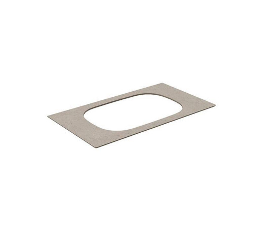 Столешница Kerama Marazzi Magica Риккарди 90 см для встраиваемых раковин без отверстия бежевый матовый MA.2.0.SG540620R\90