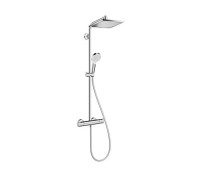 Душевая система Hansgrohe Crometta E 240 1jet Showerpipe с термостатом хром 27271000