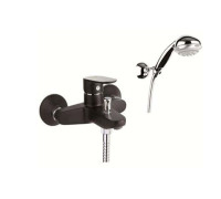 Смеситель для ванны Fiore Kevon Chic с душевым гарнитуром черный/хром 81BX8150
