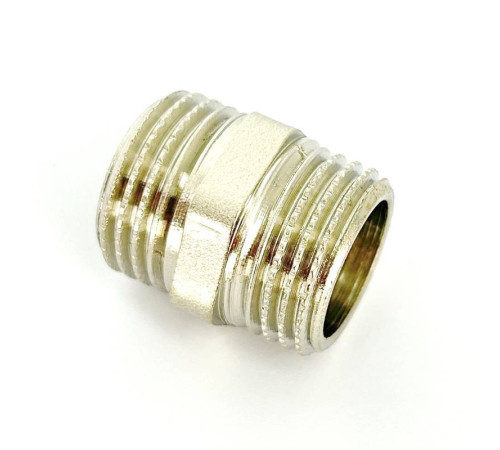 Ниппель LD Pride 1/2 никелированный LD.67.501.15