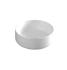 Раковина накладная Artceram Cognac 420x420 мм круглая белый глянцевый COL001 01 00