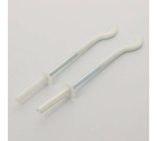 Кронштейн штыревой плоский Uni-Fitt 9х220 мм пластифицированный с дюбелем 870P0922