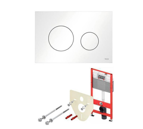 Инсталляция для унитаза TECE TECEbase с панелью смыва TECEloop белая глянцевая K440920