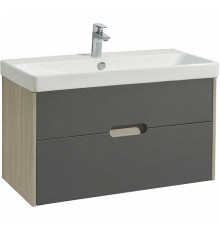 Комплект мебели для ванной Aquaton Оливия 90 Дуб Ойстер с раковиной Адриана 90 1A2544K0OLUG0