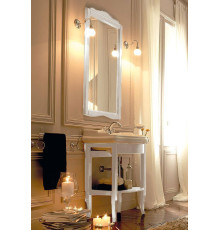 Комплект мебели для ванной Kerasan Retro 69 см напольный открытый белый матовый 104601/735030/731330