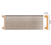 Плинтус DECOMASTER D235-77/20 ДМ 80х17х2400 мм D235-77/20 ДМ