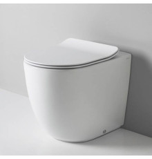 Унитаз напольный Artceram FILE 2.0 безободковый 37х52 см белый FLV007 01 00