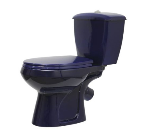 Унитаз-компакт Santek Элисса Стандарт косой выпуск нижний подвод синий 43355110202