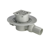 Трап для душа Viega Advantix 150х150 мм шарнирный отвод 557140