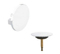 Комплект накладок для слива-перелива Viega Multiplex Visign M5 белый 735883