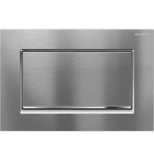 Клавиша смыва Geberit Sigma 30 смыв-стоп матовый хром/хром 115.893.KX.1