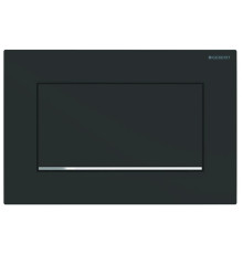 Клавиша смыва Geberit Sigma 30 смыв-стоп черный матовый/хром 115.893.14.1