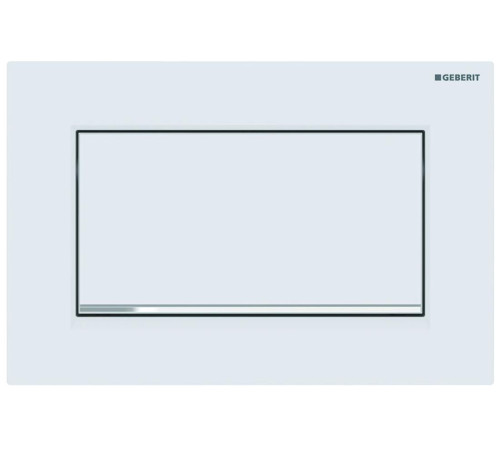Клавиша смыва Geberit Sigma 30 смыв-стоп белый матовый/хром 115.893.JT.1
