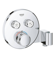 Термостат для душа GROHE Grohtherm SmartControl внешняя часть на 2 выхода с держателем хром 29120000