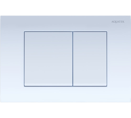 Панель смыва Aquatek Белая глянец квадратные клавиши KDI-0000009