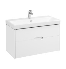 Комплект мебели для ванной Aquaton Оливия 90 Белый матовый с раковиной Адриана 90 1A2544K0OL010