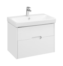 Тумба-умывальник с раковиной Aquaton Оливия 70 Белый матовый 1A2543K0OL010