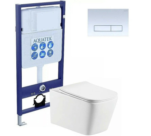 Комплект инсталляция с унитазом Aquatek Либра New (INS-0000012, KKI-0000002, KDI-0000021, AQ0530N-00) ЛИБРА N KDI21