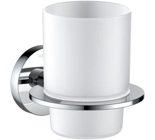 Стакан с держателем Aquanet Оберон хром AQ4204CR