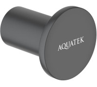 Крючок для ванной Aquatek Lira матовый черный AQ4401MB