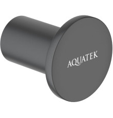 Крючок для ванной Aquatek Lira матовый черный AQ4401MB
