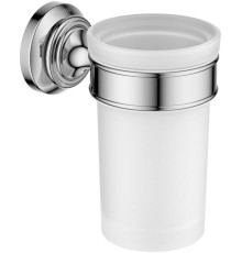 Стакан с держателем Aquanet Классик хром AQ4527CR