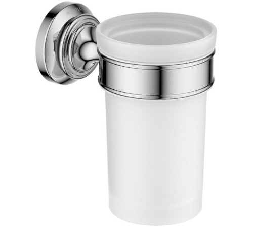 Стакан с держателем Aquanet Классик хром AQ4527CR