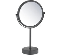 Зеркало косметическое настольное Aquanet 5x увеличение матовый черный AQ4914MB