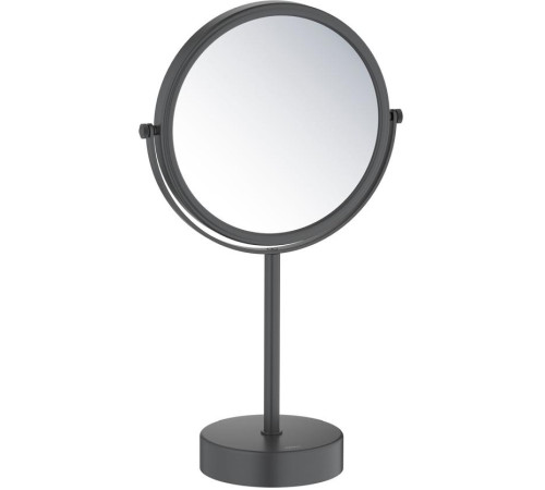 Зеркало косметическое настольное Aquanet 5x увеличение матовый черный AQ4914MB